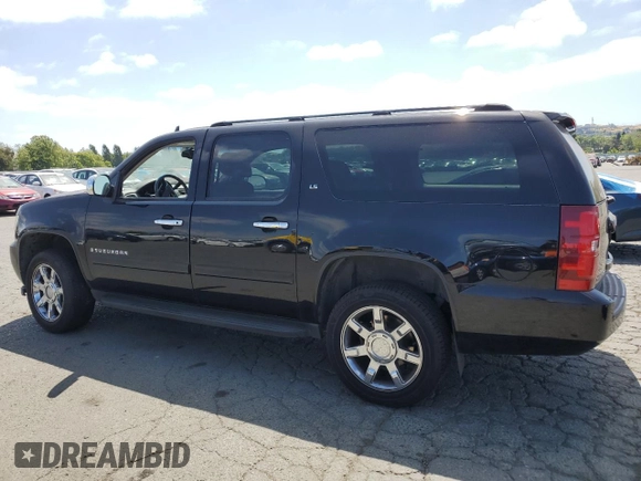 2007 Chevrolet Suburban LTZ with VIN 3GNFC16097G154329, listed as a Copart auction lot 58562345 with 216,790 mi miles and Clean title. Bid and sale history available at DreamBid. Image 2.