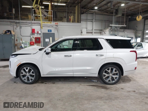 2021 Hyundai Palisade Limited z VIN KM8R5DHEXMU210597, wystawiony jako IAAI lot #41869656 z przebiegiem 56 874 mil mil oraz . Historia ofert i sprzedaży dostępna na DreamBid. Obrazek 14.