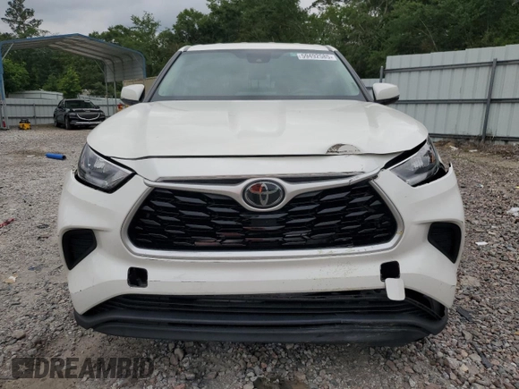 2020 Toyota Highlander L with VIN 5TDCZRAH2LS504191, listed as a Copart auction lot 59492585 with 85,195 mi miles and Salvage title. Bid and sale history available at DreamBid. Image 5.
