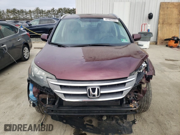 2014 Honda CR-V EX-L with VIN 5J6RM4H73EL077157, listed as a Copart auction lot 47402895 with 173,497 mi miles and Salvage Title. Bid and sale history available at DreamBid. Image 5.
