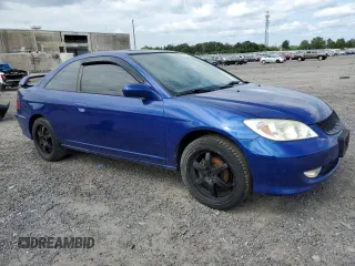 2005 Honda Civic Cpe EX with VIN 1HGEM22995L011815, listed as a Copart auction lot 68247064 with 162,270 mi miles and Salvage Title. Bid and sale history available at carsss.com. Image 4.