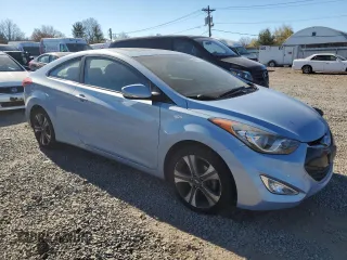 2013 Hyundai Elantra Coupe GS PZEV with VIN KMHDH6AE0DU006527, listed as a Copart auction lot 80030314 with 110,321 mi miles and Salvage Title. Bid and sale history available at carsss.com. Image 4.