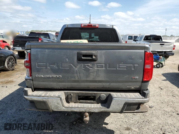 2021 Chevrolet Colorado 4WD Work Truck with VIN 1GCGTBEN1M1217644, listed as a Copart auction lot 54350535 with 101,429 mi miles and Salvage title. Bid and sale history available at DreamBid. Image 6.