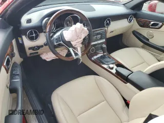2012 Mercedes-Benz SLK-Class SLK 350 with VIN WDDPK5HA8CF023973, listed as a Copart auction lot 44275985 with 35,353 mi miles and Salvage Title. Bid and sale history available at carsss.com. Image 8.