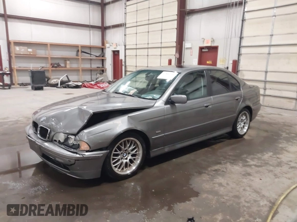 2003 BMW 5 Series 530iA with VIN WBADT63433CK45644, listed as a IAAI auction lot 41850399 with 178,600 mi miles. Bid and sale history available at carsss.com. Image 17.