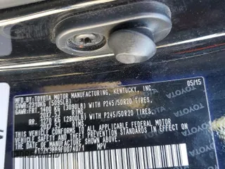 2015 Toyota Venza XLE z VIN 4T3ZK3BB9FU074071, wystawiony jako Copart lot #83414804 z przebiegiem Nie podano mil oraz Szkoda całkowita • Salvage title. Historia ofert i sprzedaży dostępna na DreamBid. Obrazek 15.