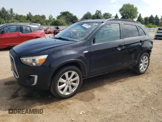 2015 Mitsubishi Outlander GT with VIN 4A4AR4AW3FE025256, listed as a Copart auction lot 59596475 with 110,952 mi miles and Salvage title. Bid and sale history available at DreamBid. Image 1.