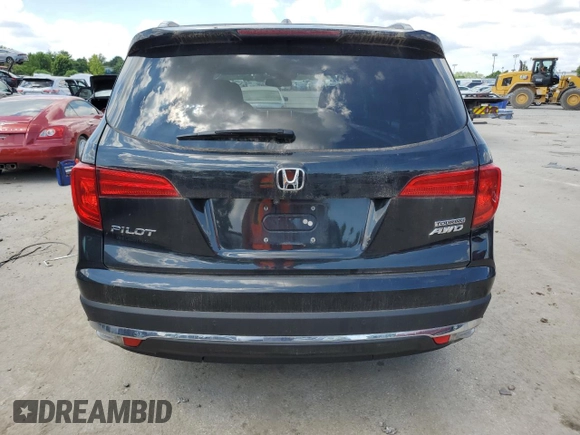 2017 Honda Pilot Touring with VIN 5FNYF6H99HB018503, listed as a Copart auction lot 63087025 with 369,312 mi miles and Clean title. Bid and sale history available at DreamBid. Image 6.