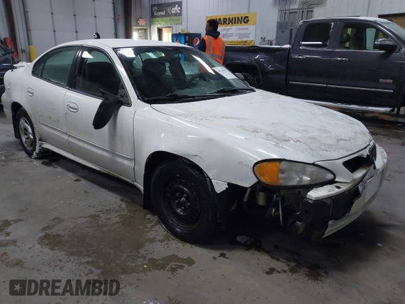 2005 Pontiac Grand Am SE with VIN 1G2NE52E75M198223, listed as a IAAI auction lot 41310937 with 100,889 mi miles. Bid and sale history available at carsss.com. Image 1.