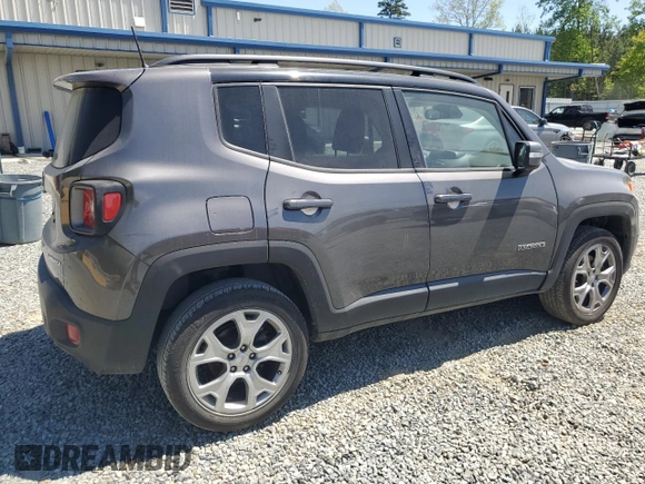 2020 Jeep Renegade Limited with VIN ZACNJBD18LPL89029, listed as a Copart auction lot 53712385 with 42,097 mi miles and Salvage title. Bid and sale history available at DreamBid. Image 3.
