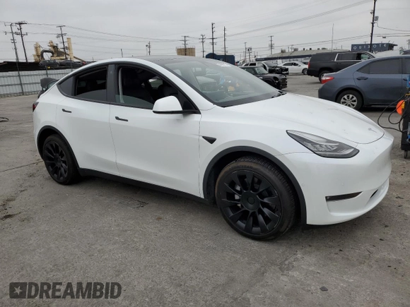 2022 Tesla Model Y Long Range z VIN 7SAYGDEE3NF481660, wystawiony jako Copart lot #54398215 z przebiegiem 48 587 mil mil oraz Szkoda całkowita • Salvage title. Historia ofert i sprzedaży dostępna na DreamBid. Obrazek 4.