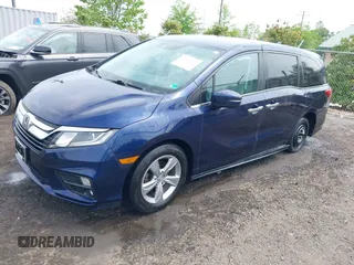 2019 Honda Odyssey EX with VIN 5FNRL6H50KB018150, listed as a IAAI auction lot 42119727 with 94,535 mi miles. Bid and sale history available at carsss.com. Image 18.