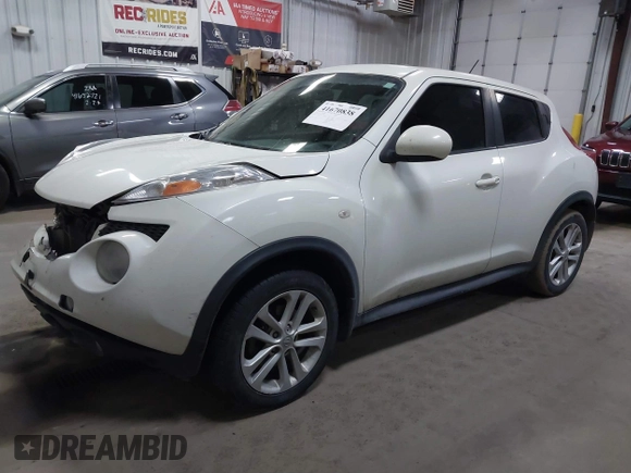 2012 Nissan Juke SL with VIN JN8AF5MV8CT122182, listed as a IAAI auction lot 41670838 with 120,351 mi miles. Bid and sale history available at carsss.com. Image 2.