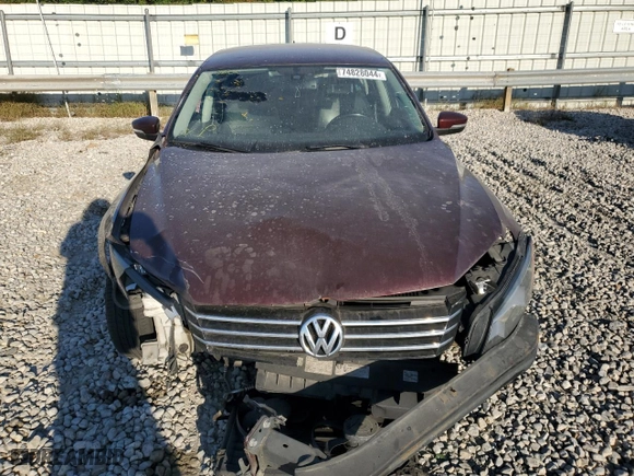 2012 Volkswagen Passat SE with VIN 1VWBP7A30CC103442, listed as a Copart auction lot 74828044 with 196,714 mi miles and Clean Title. Bid and sale history available at carsss.com. Image 5.
