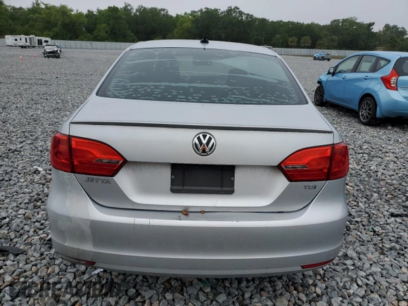 2011 Volkswagen Jetta TDI with VIN 3VWLL7AJ0BM121421, listed as a Copart auction lot 51160365 with 138,364 mi miles and Salvage title. Bid and sale history available at DreamBid. Image 6.