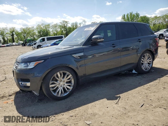 2016 Land Rover Range Rover Sport HSE with VIN SALWR2PF3GA110303, listed as a Copart auction lot 55265955 with 65,303 mi miles and Clean Title. Bid and sale history available at DreamBid. Image 1.