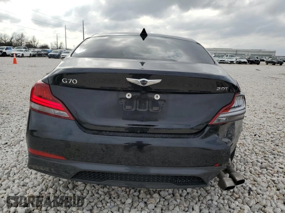 2019 Genesis G70 2.0T Sport with VIN KMTG24LA8KU038173, listed as a Copart auction lot 44003525 with 39,880 mi miles and Salvage Title. Bid and sale history available at carsss.com. Image 6.