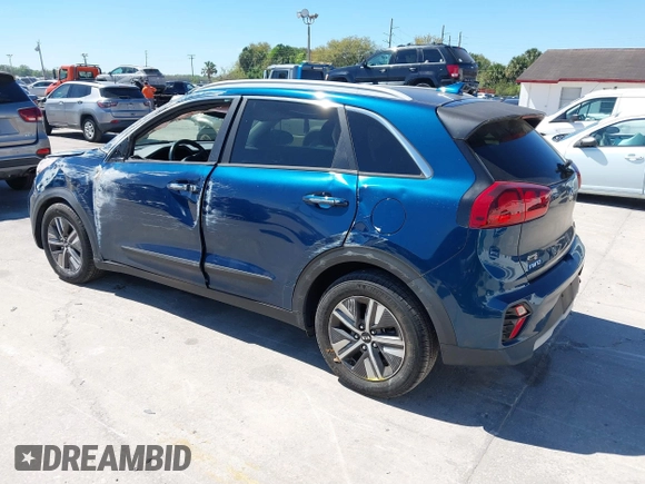 2021 Kia Niro LX with VIN KNDCB3LC1M5471386, listed as a IAAI auction lot 41752763 with 34,609 mi miles. Bid and sale history available at carsss.com. Image 3.