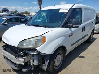 2017 Ram ProMaster City Cargo Van Tradesman with VIN ZFBERFAB5H6E03114, listed as a IAAI auction lot 41968988 with 125,998 mi miles. Bid and sale history available at carsss.com. Image 2.