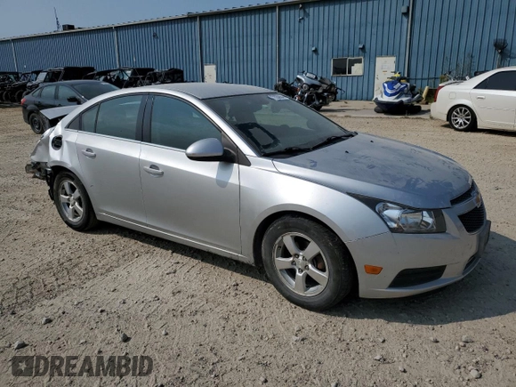 2014 Chevrolet Cruze 1LT with VIN 1G1PC5SB7E7344062, listed as a Copart auction lot 71030854 with 155,993 mi miles and Salvage Title. Bid and sale history available at carsss.com. Image 4.