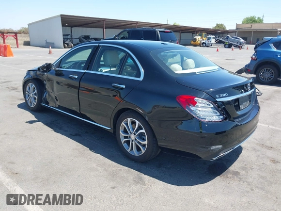 2017 Mercedes-Benz C 300 with VIN 55SWF4JB5HU198196, listed as a IAAI auction lot 42527183 with 42,788 mi miles and . Bid and sale history available at DreamBid. Image 3.