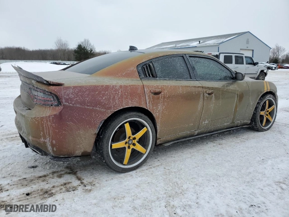 2017 Dodge Charger SXT with VIN 2C3CDXJGXHH557676, listed as a Copart auction lot 87850045 with 79,316 mi miles and Salvage Title. Bid and sale history available at carsss.com. Image 3.