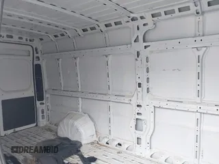 2023 Ram ProMaster Cargo with VIN 3C6MRVJG9PE521128, listed as a IAAI auction lot 41614795 with 43,950 mi miles and . Bid and sale history available at DreamBid. Image 8.