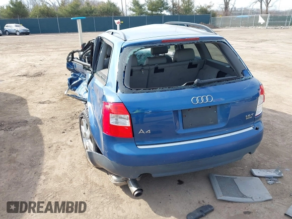 2003 Audi A4 1.8T with VIN WAUVC68E83A326141, listed as a IAAI auction lot 41803295 with 116,842 mi miles. Bid and sale history available at carsss.com. Image 3.