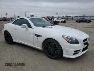 2014 Mercedes-Benz SLK-Class SLK 250 with VIN WDDPK4HA1EF093957, listed as a Copart auction lot 81787234 with 52,850 mi miles and Salvage Title. Bid and sale history available at carsss.com. Image 4.