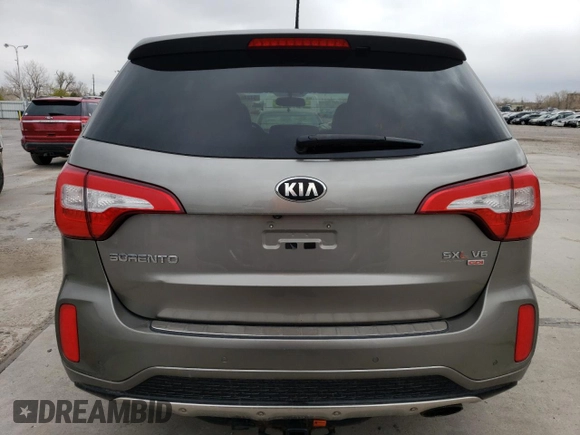 2014 Kia Sorento SX with VIN 5XYKWDA79EG487212, listed as a Copart auction lot 51246185 with 115,373 mi miles and Salvage Title. Bid and sale history available at carsss.com. Image 6.