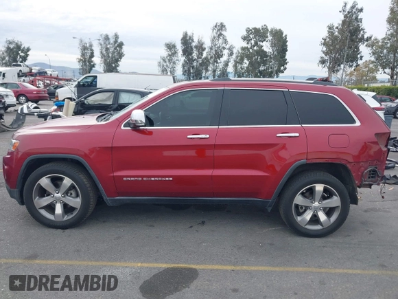 2014 Jeep Grand Cherokee Limited with VIN 1C4RJEBM1EC382529, listed as a IAAI auction lot 40929174 with 154,851 mi miles. Bid and sale history available at carsss.com. Image 15.