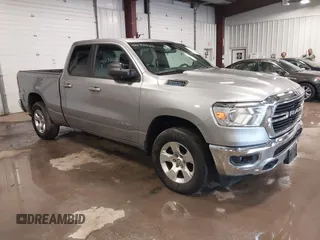 2021 Ram 1500 Big Horn with VIN 1C6RRFBG3MN781025, listed as a IAAI auction lot 41432426 with 59,323 mi miles. Bid and sale history available at carsss.com. Image 1.