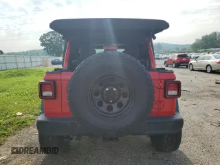 2018 Jeep Wrangler Unlimited Sport S z VIN 1C4HJXDG6JW165825, wystawiony jako Copart lot #59548785 z przebiegiem Nie podano mil oraz Nie do naprawy • Non repairable. Historia ofert i sprzedaży dostępna na DreamBid. Obrazek 6.