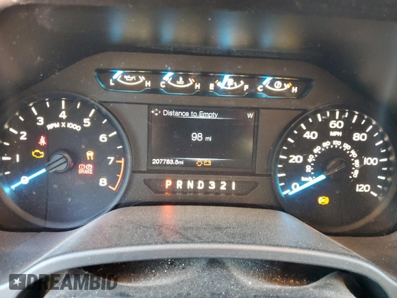 2017 Ford F-150 XL with VIN 1FTEX1E81HFC73981, listed as a Copart auction lot 48440205 with 207,783 mi miles and Clean Title. Bid and sale history available at carsss.com. Image 9.
