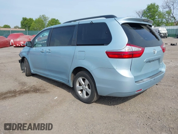 2016 Toyota Sienna LE AAS with VIN 5TDKK3DC4GS701298, listed as a IAAI auction lot 42115591 with 94,729 mi miles and . Bid and sale history available at DreamBid. Image 3.
