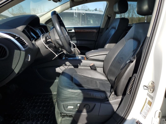 2015 Audi Q7 3.0T Premium with VIN WA1CGAFE2FD023423, listed as a Copart auction lot 46877365 with 124,225 mi miles and Salvage Title. Bid and sale history available at carsss.com. Image 7.