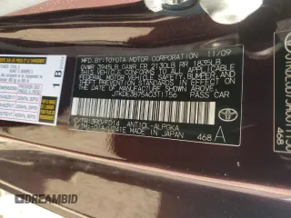 2010 Scion tC with VIN JTKDE3B75A0311156, listed as a Copart auction lot 46814055 with 104,623 mi miles and Salvage Title. Bid and sale history available at carsss.com. Image 13.