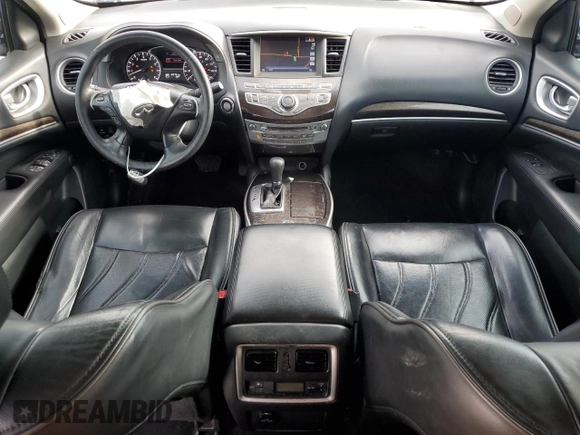 2015 Infiniti QX60 with VIN 5N1AL0MM9FC533833, listed as a Copart auction lot 56818725 with 160,761 mi miles and Salvage title. Bid and sale history available at DreamBid. Image 8.