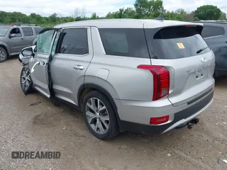 2022 Hyundai Palisade SEL with VIN KM8R4DHE5NU422375, listed as a IAAI auction lot 42739876 with Not provided miles and . Bid and sale history available at DreamBid. Image 3.