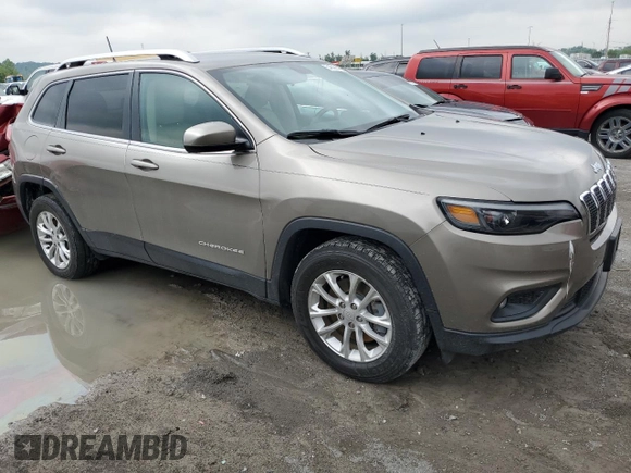 2019 Jeep Cherokee Latitude with VIN 1C4PJMCX6KD288419, listed as a Copart auction lot 54696644 with 45,559 mi miles and Clean Title. Bid and sale history available at carsss.com. Image 4.