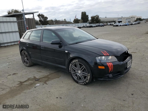 2008 Audi A3 with VIN WAUHF78P18A130657, listed as a Copart auction lot 45312365 with 117,692 mi miles and Salvage Title. Bid and sale history available at carsss.com. Image 4.