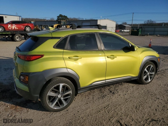 2019 Hyundai Kona Ultimate with VIN KM8K53A50KU226584, listed as a Copart auction lot 42034215 with 129,601 mi miles and Clean Title. Bid and sale history available at carsss.com. Image 3.