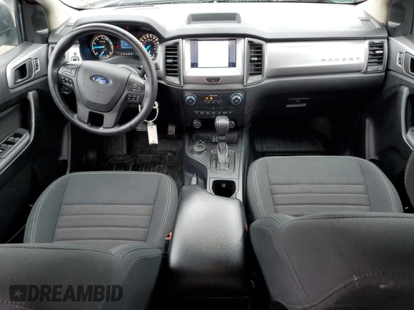 2021 Ford Ranger XL with VIN 1FTER4FH2MLD30422, listed as a Copart auction lot 50845665 with 22,480 mi miles and Salvage title. Bid and sale history available at DreamBid. Image 8.
