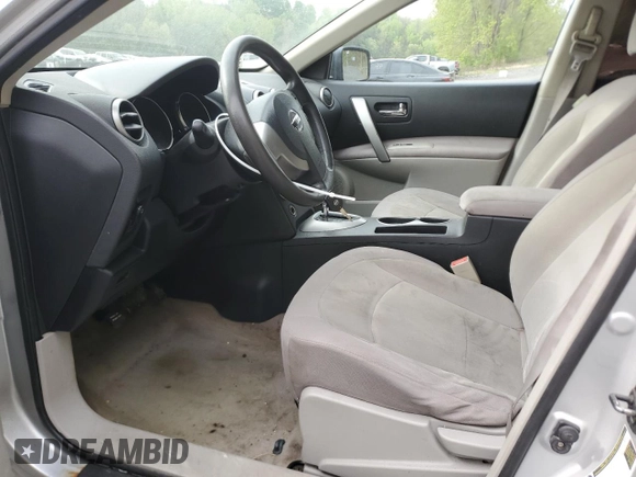 2008 Nissan Rogue S with VIN JN8AS58V58W101205, listed as a Copart auction lot 54523115 with 129,497 mi miles and Salvage Title. Bid and sale history available at DreamBid. Image 7.