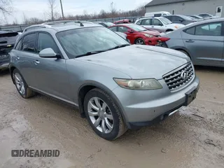 2006 Infiniti FX with VIN JNRAS08W06X210282, listed as a IAAI auction lot 41497917 with 215,200 mi miles and . Bid and sale history available at carsss.com. Image 1.