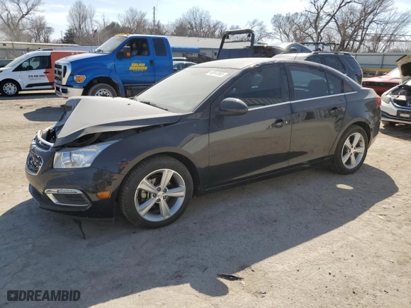 2015 Chevrolet Cruze LT with VIN 1G1PE5SB2F7127417, listed as a Copart auction lot 48847865 with 143,134 mi miles and Salvage Title. Bid and sale history available at carsss.com. Image 1.