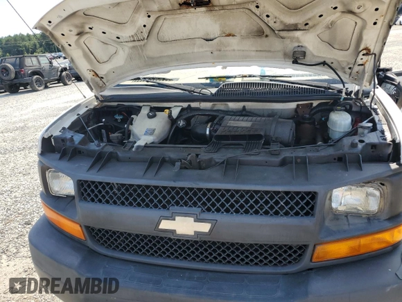 2013 Chevrolet Express Cargo Van with VIN 1GCSGAFX0D1119889, listed as a Copart auction lot 68985114 with 341,315 mi miles and Salvage Title. Bid and sale history available at carsss.com. Image 13.
