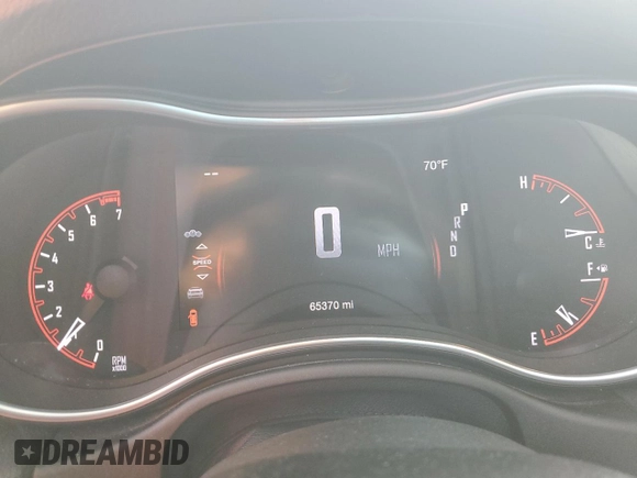 2019 Dodge Durango SXT Plus with VIN 1C4RDHAG5KC701043, listed as a Copart auction lot 53802665 with 65,370 mi miles and Salvage title. Bid and sale history available at DreamBid. Image 9.