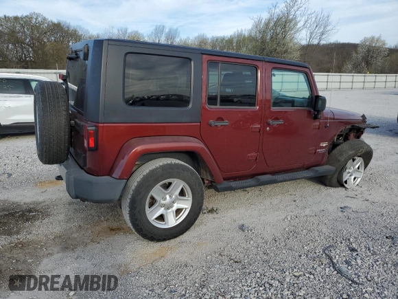 2008 Jeep Wrangler Unlimited Sahara with VIN 1J4GA59128L531922, listed as a Copart auction lot 48982795 with 39,329 mi miles and Clean title. Bid and sale history available at DreamBid. Image 3.