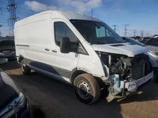 2023 Ford Transit Cargo with VIN 1FTBR1C87PKB90898, listed as a Copart auction lot 89085905 with 53,249 mi miles and Salvage Title. Bid and sale history available at carsss.com. Image 4.